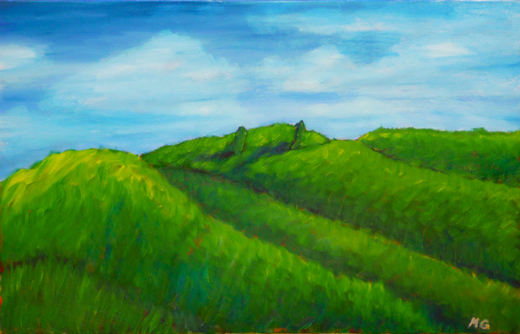 Rolling Hills painting