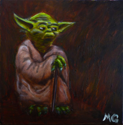 Yoda painting